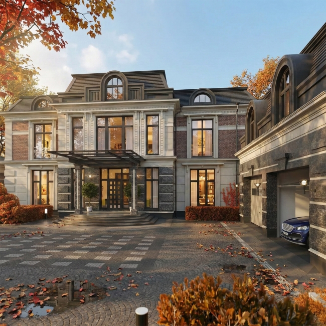 Проект загородного дома в КП Ренессанс