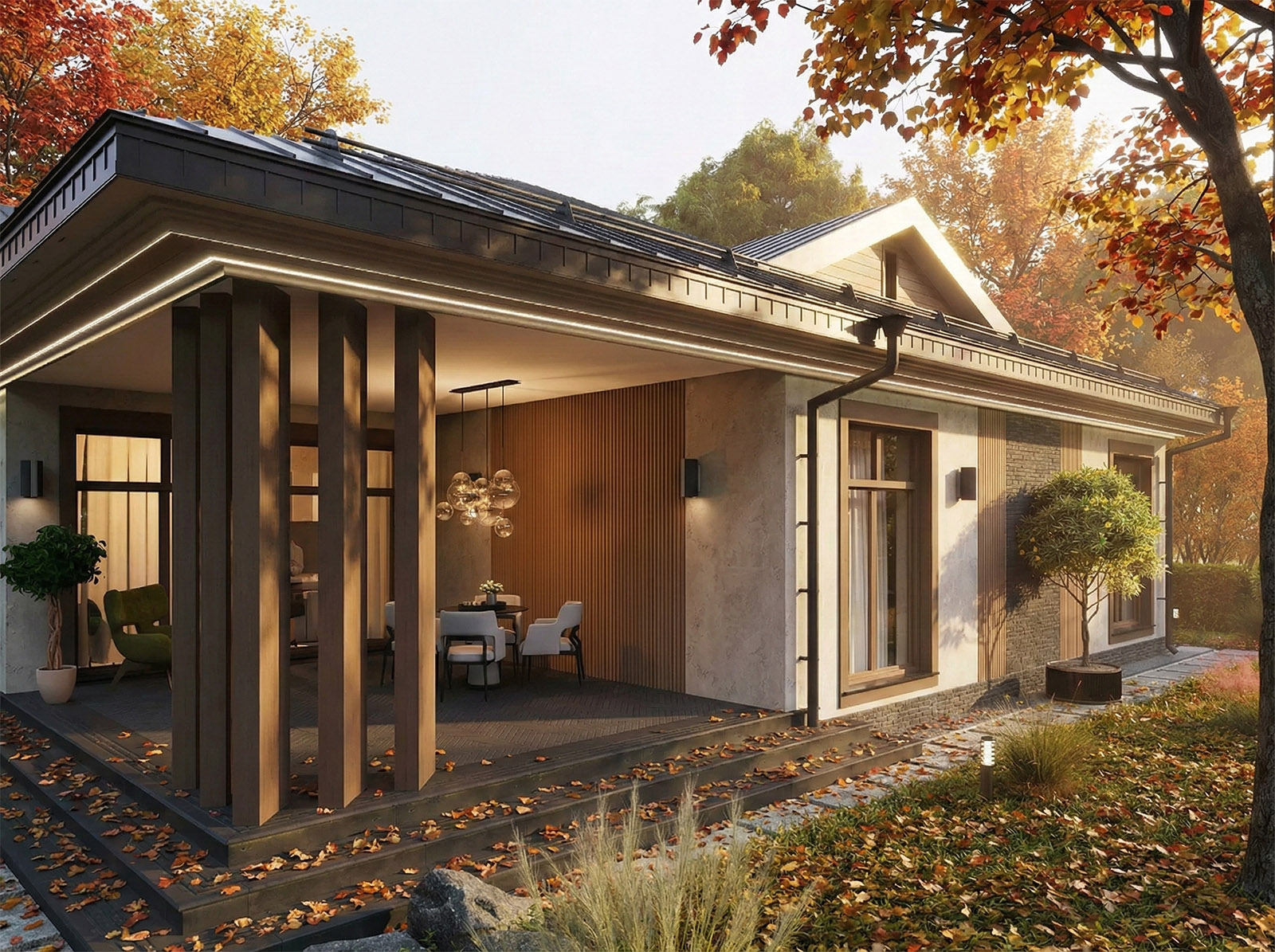 Вид на террасу