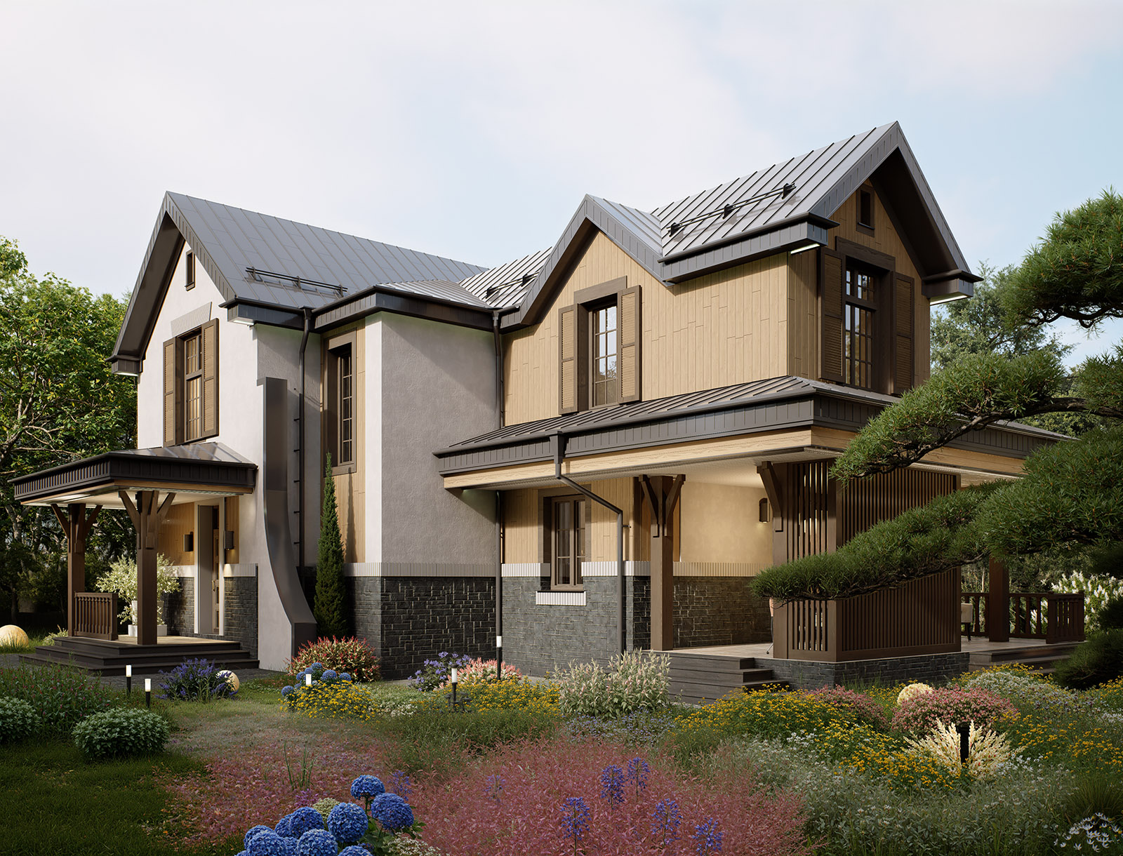 Вид на голавный фасад