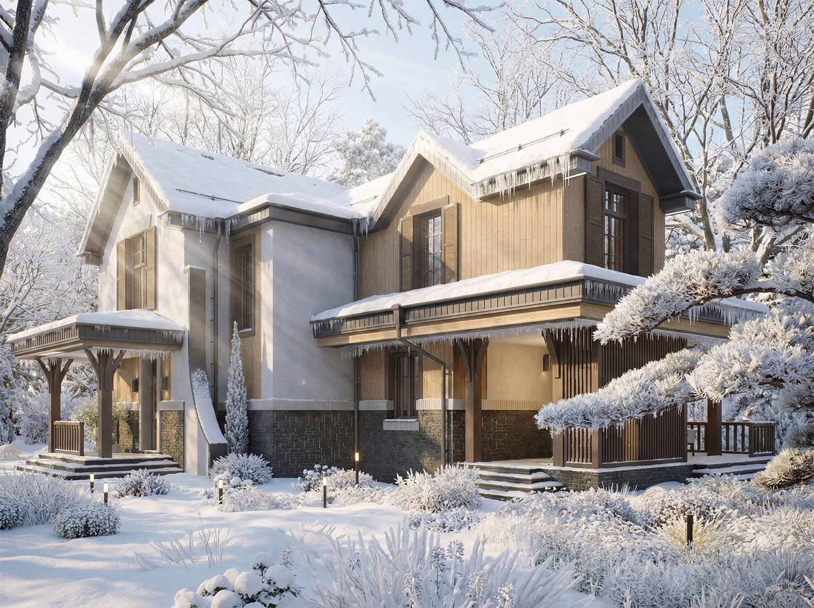 Вид на главный фасад