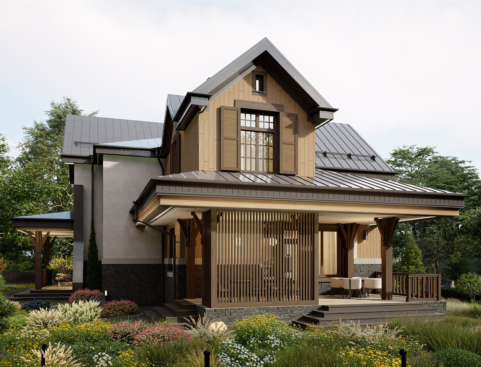 Вид на террасу