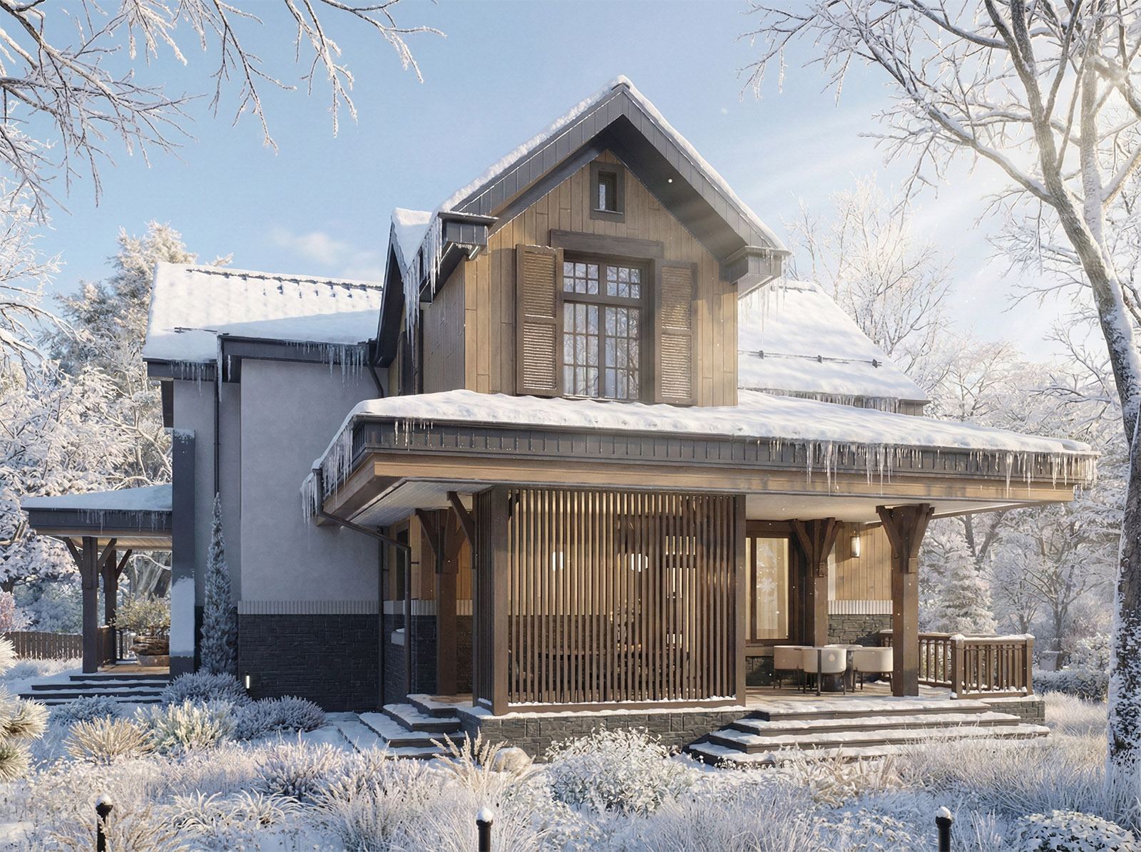 Вид на террасу