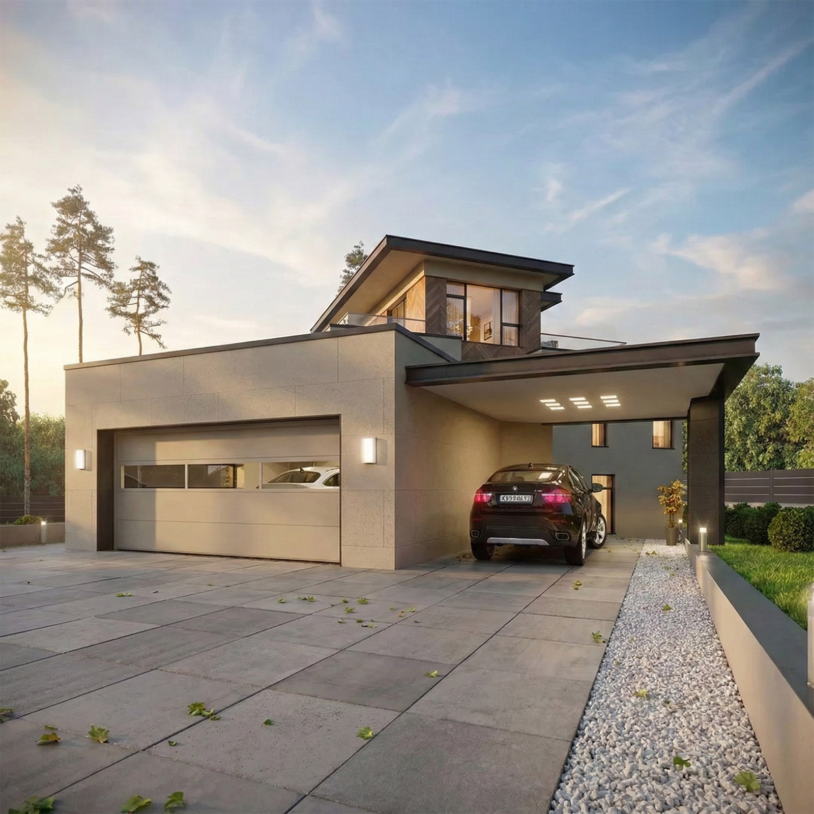 Проект загородного дома в Скандинавском стиле