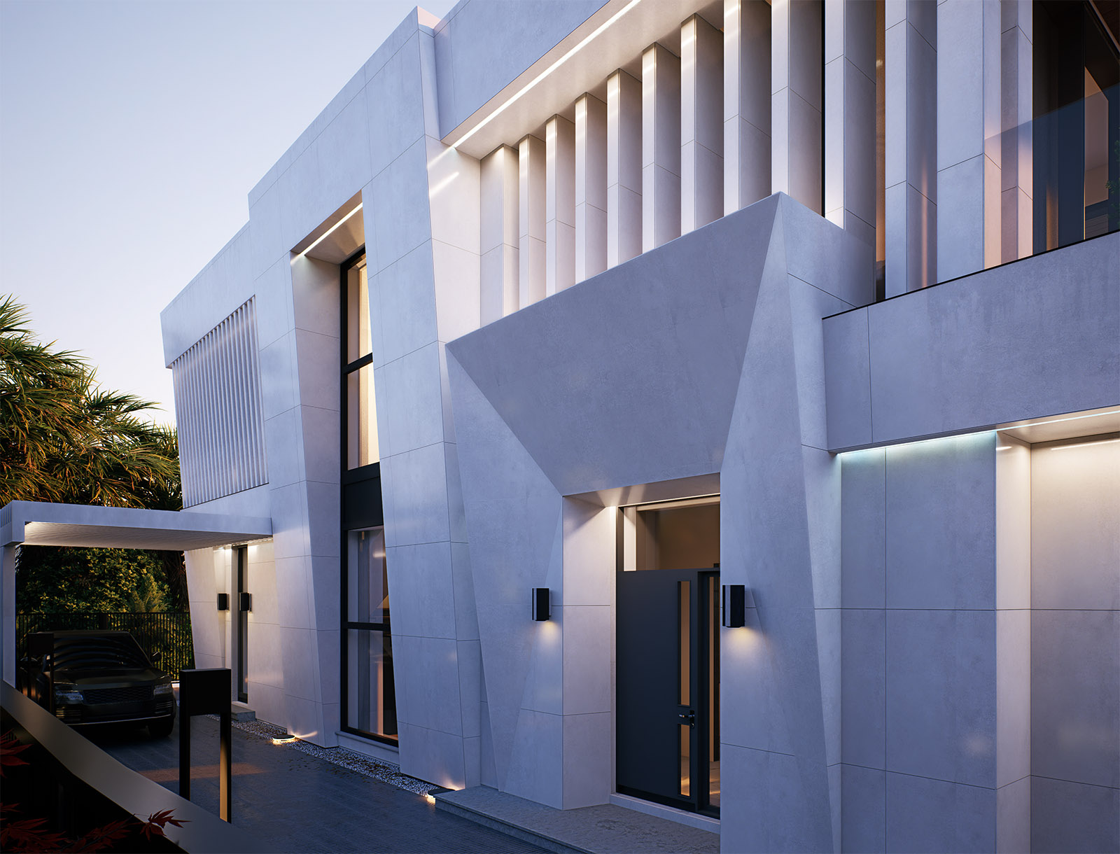 Современная стилистика фасадов