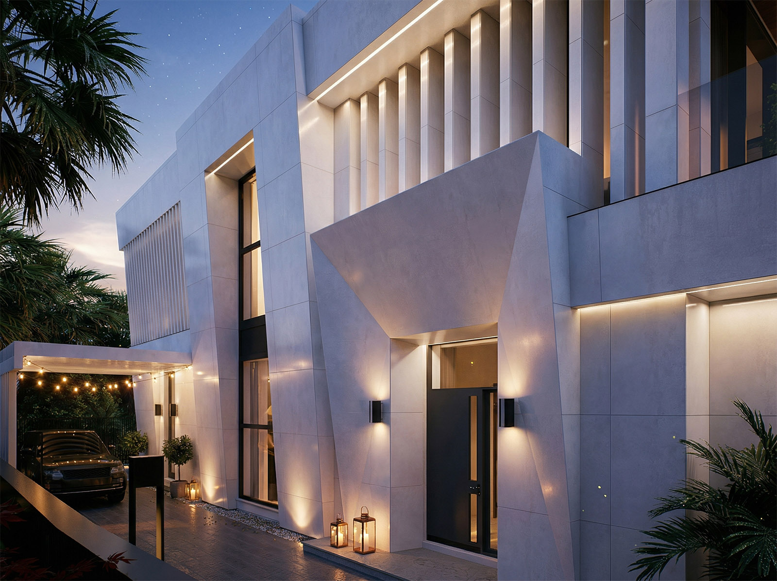 Современная стилистика фасадов