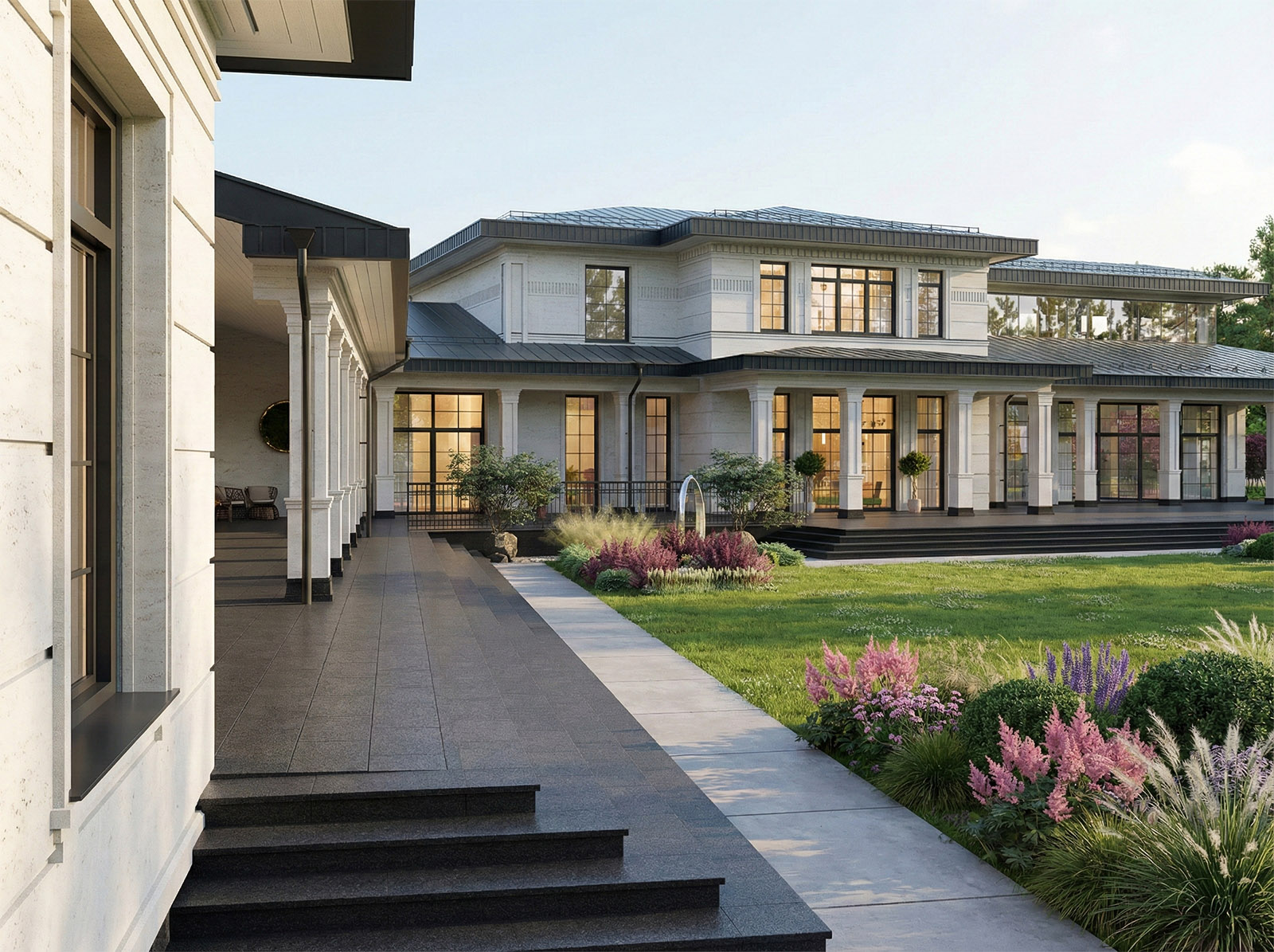 Дворовый фасад