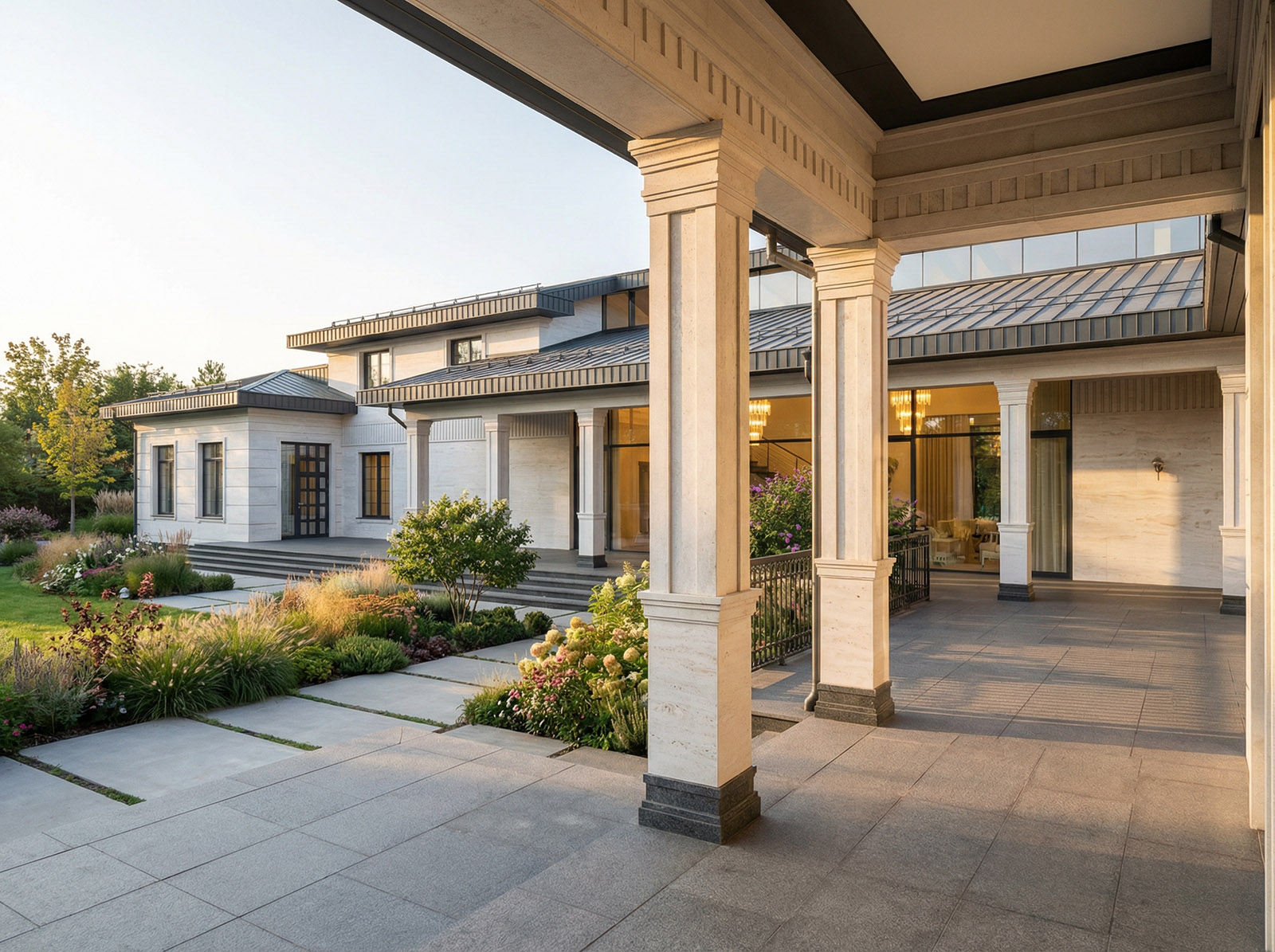 Современная классика. Площадь дома 2500м