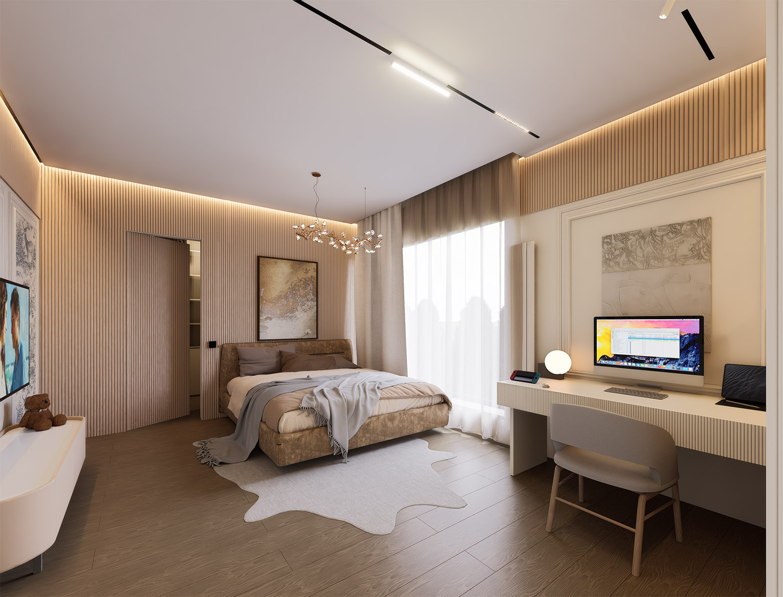 Дизайн детской в загородном доме