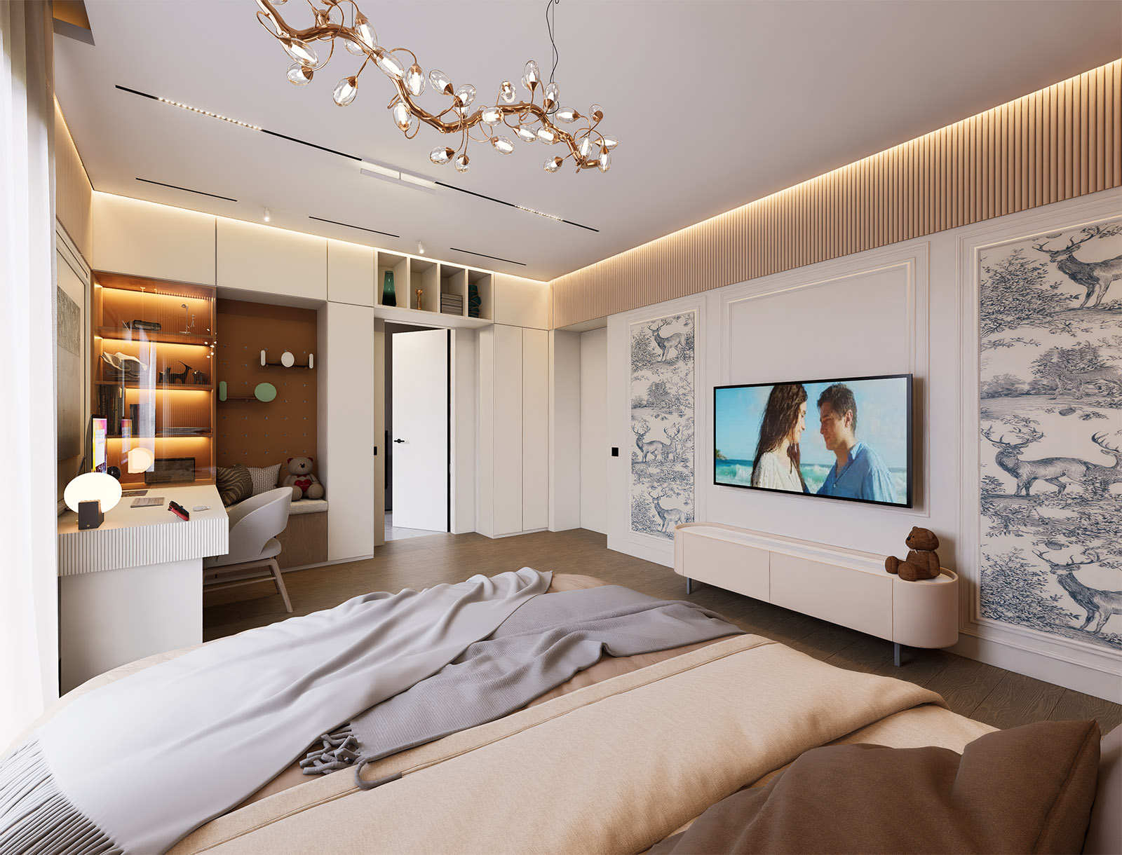 Дизайн интерьера комнаты девочки