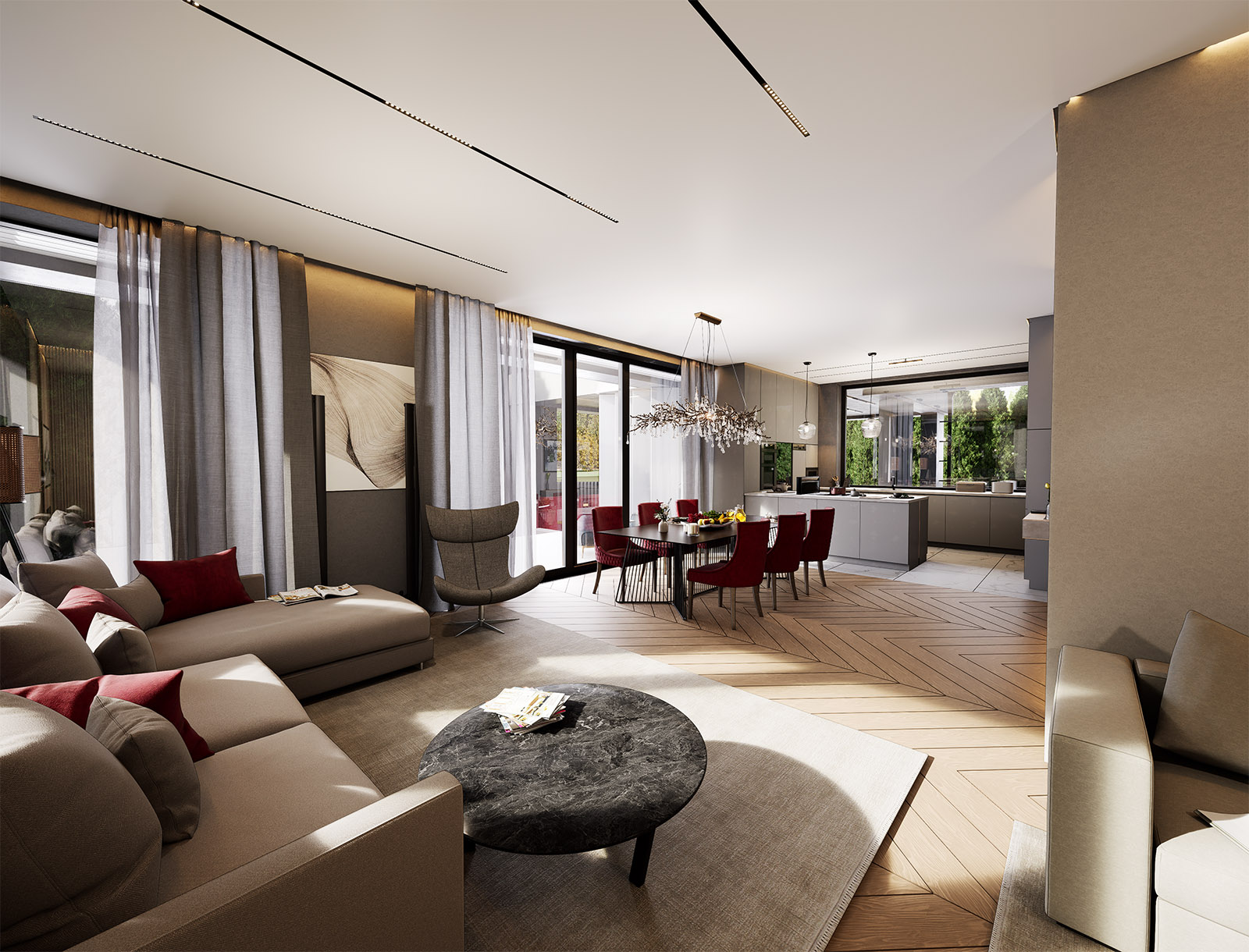 Дизайн-проект интерьера загородного дома