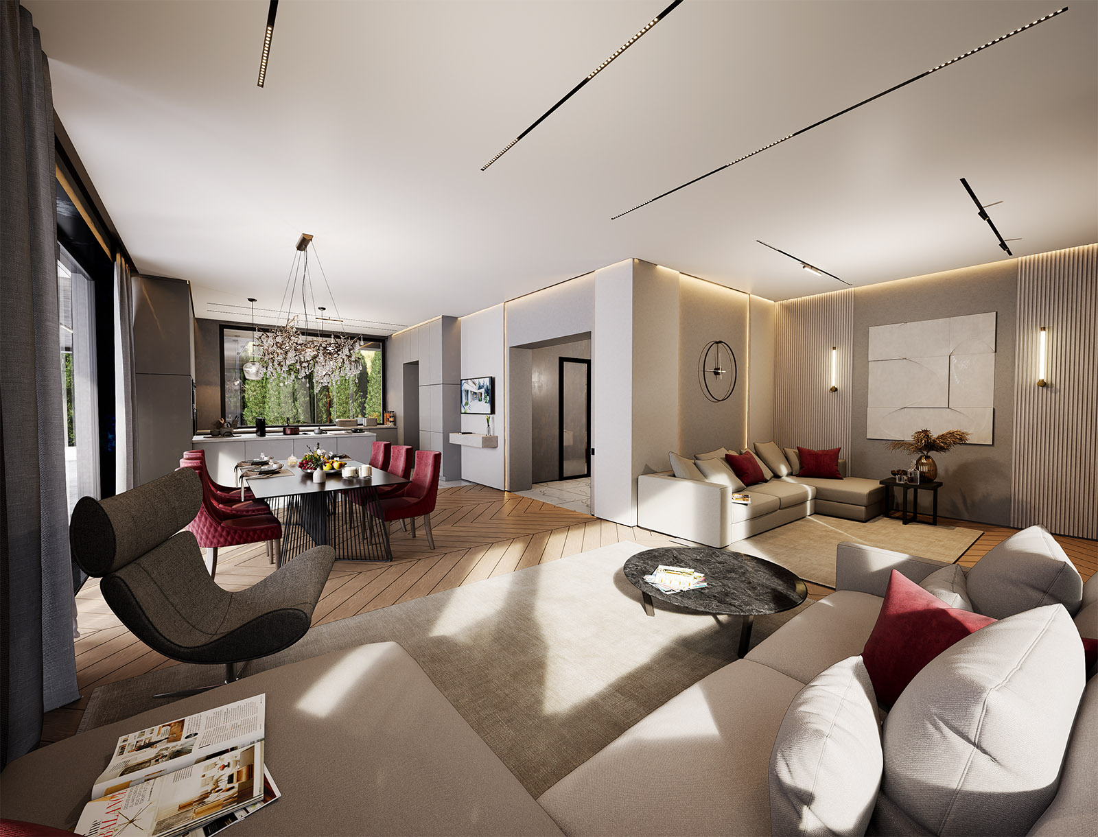 дизайн интерьера гостиной