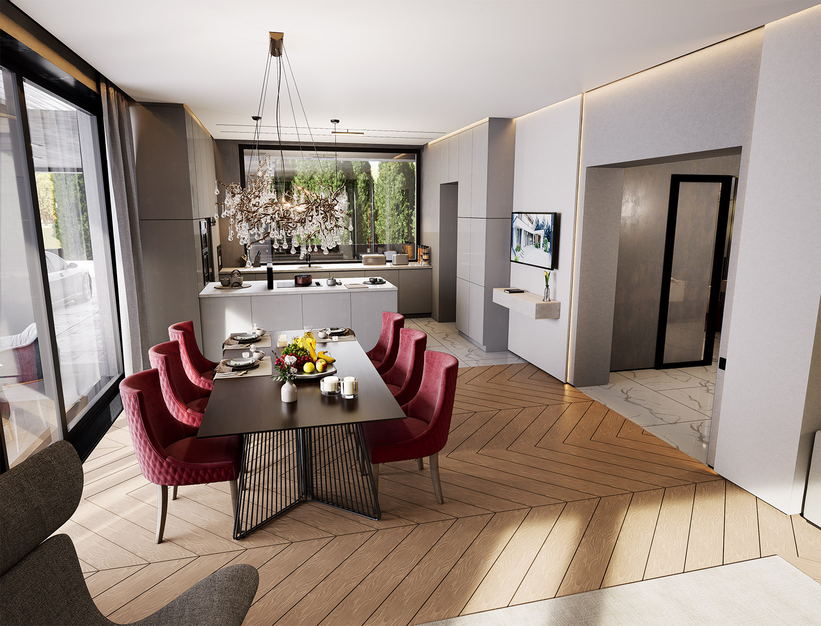 Интерьеры загородного дома