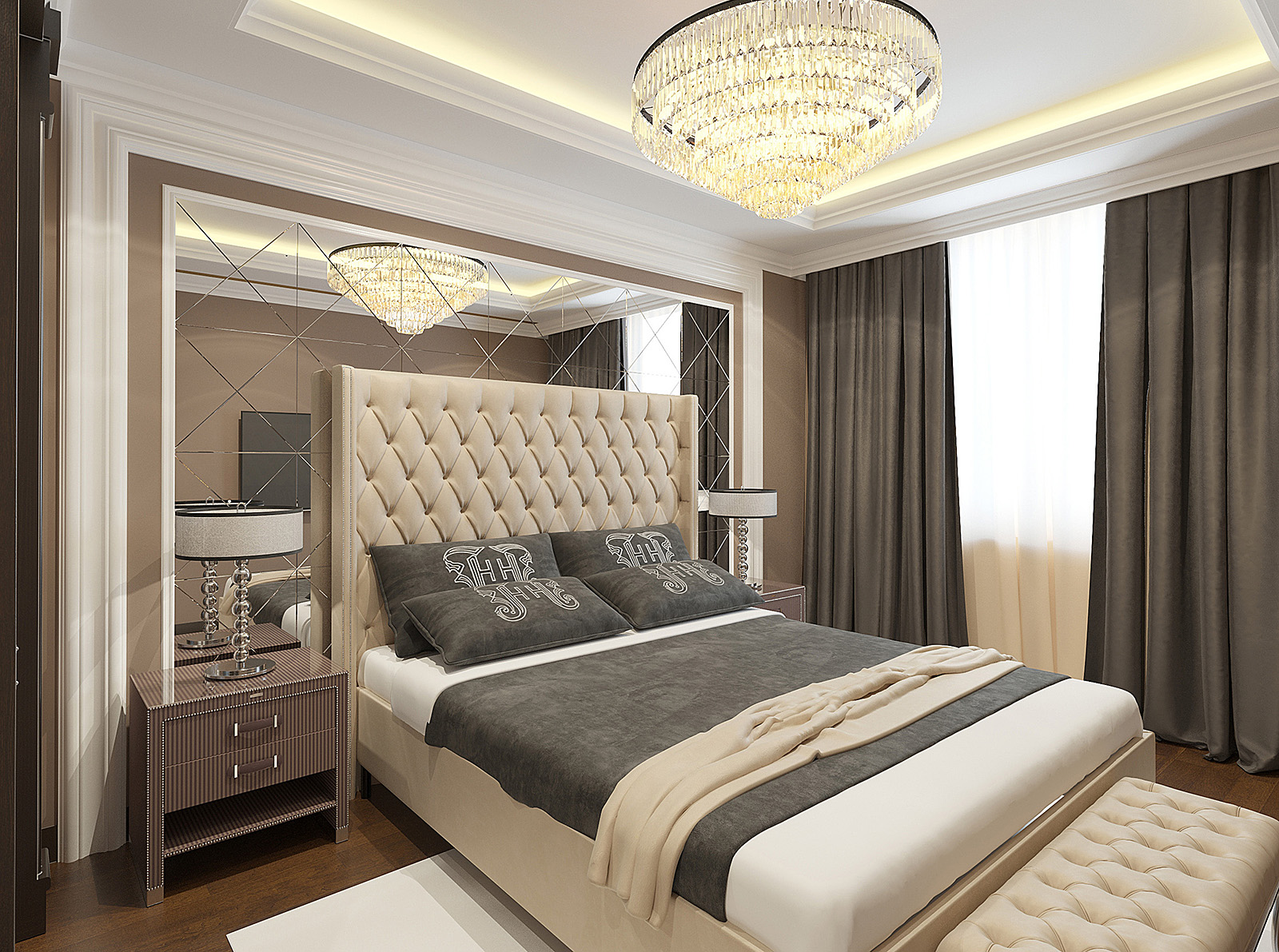 Дизайн проект спальни