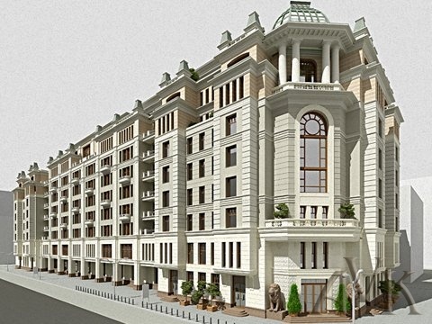 Эскизный проект гостиничного комплекса