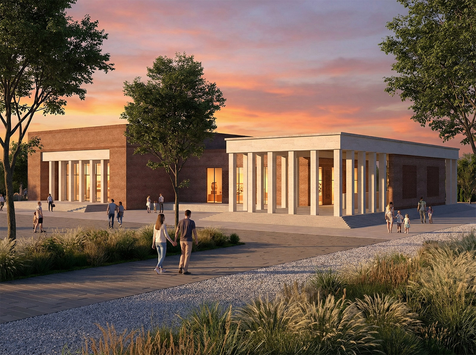 Фрагмент фасада музея.