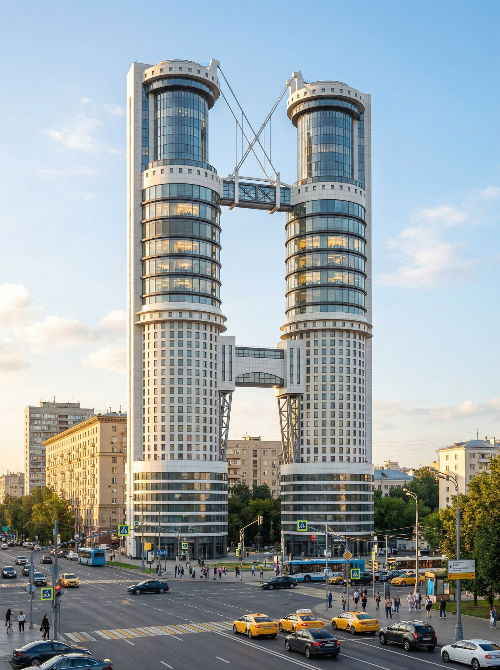 Современной здание