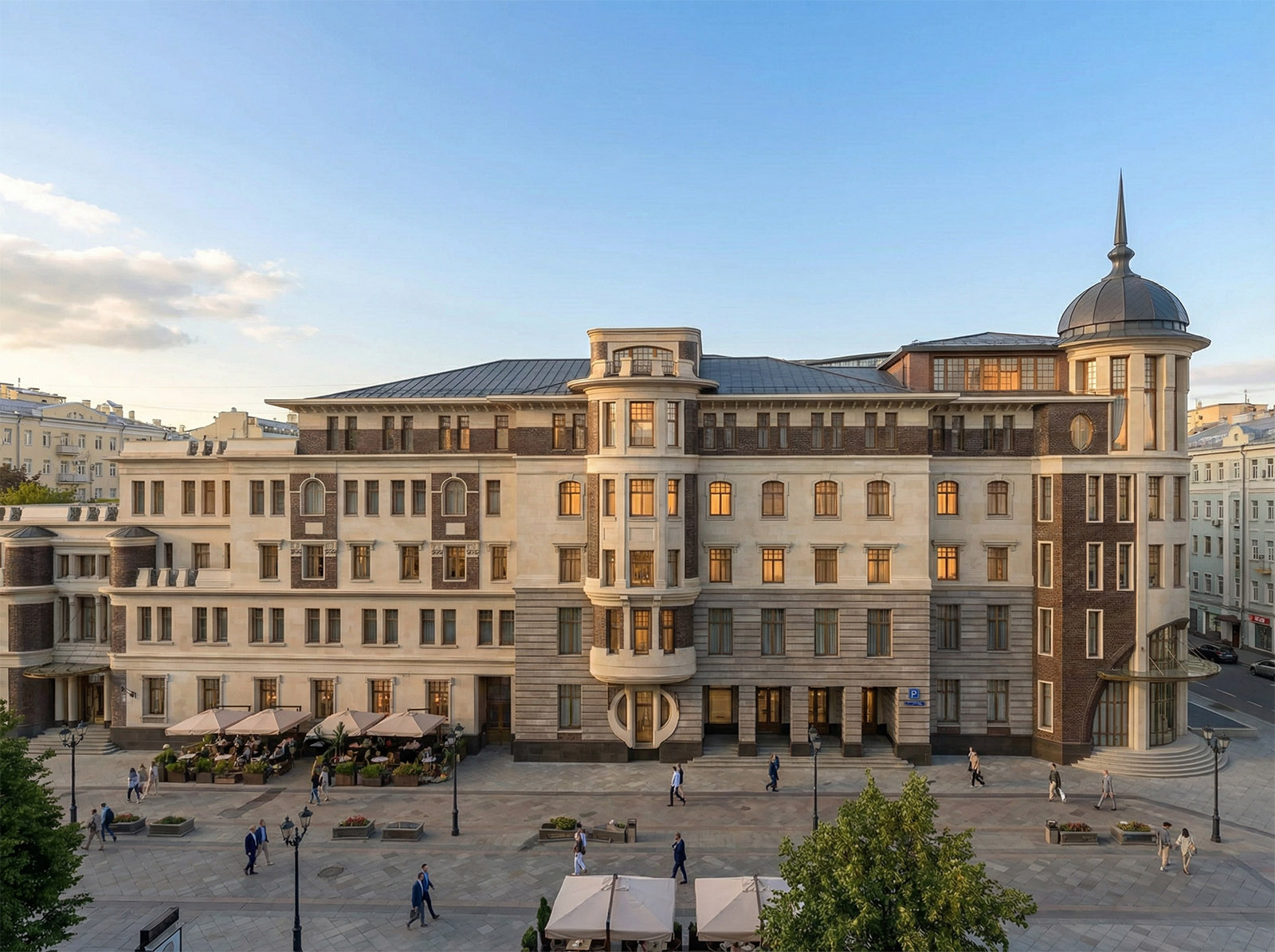 Жилой комплекс в Лаврушинском переулке. 2001-2005 г.