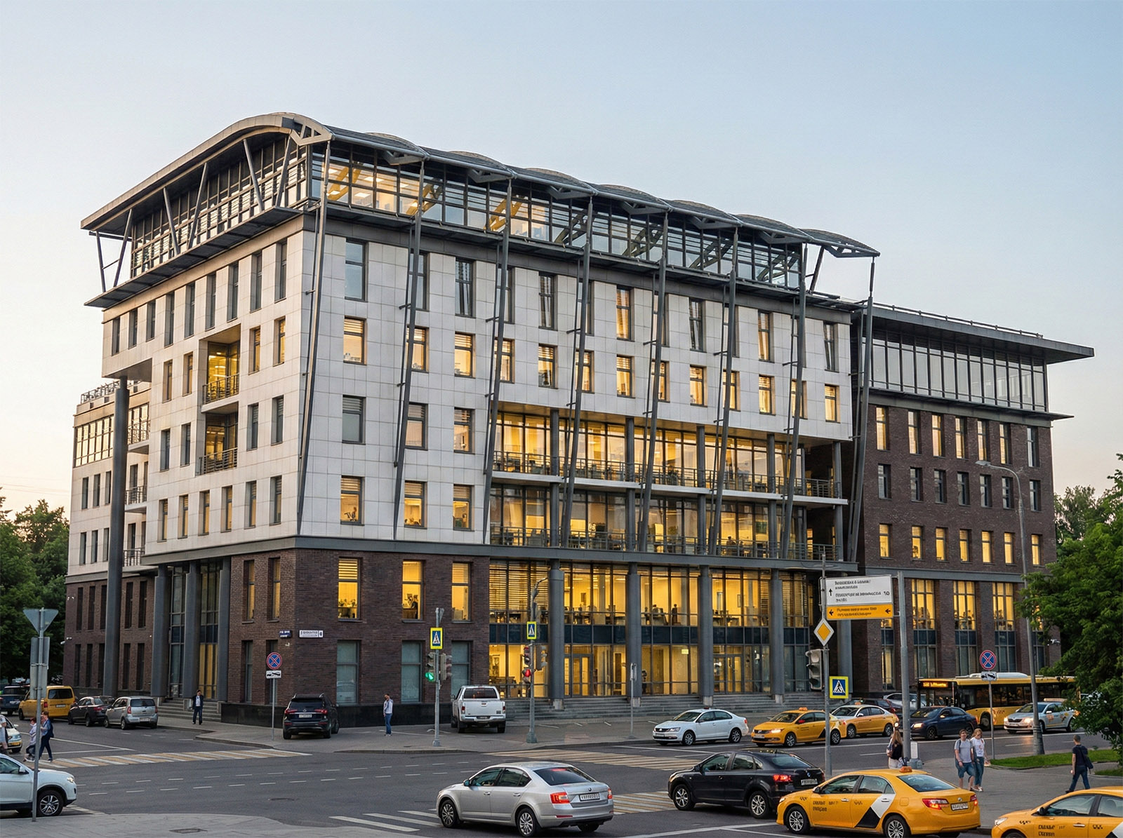 Отделка фасадов камнем и керамогранитом