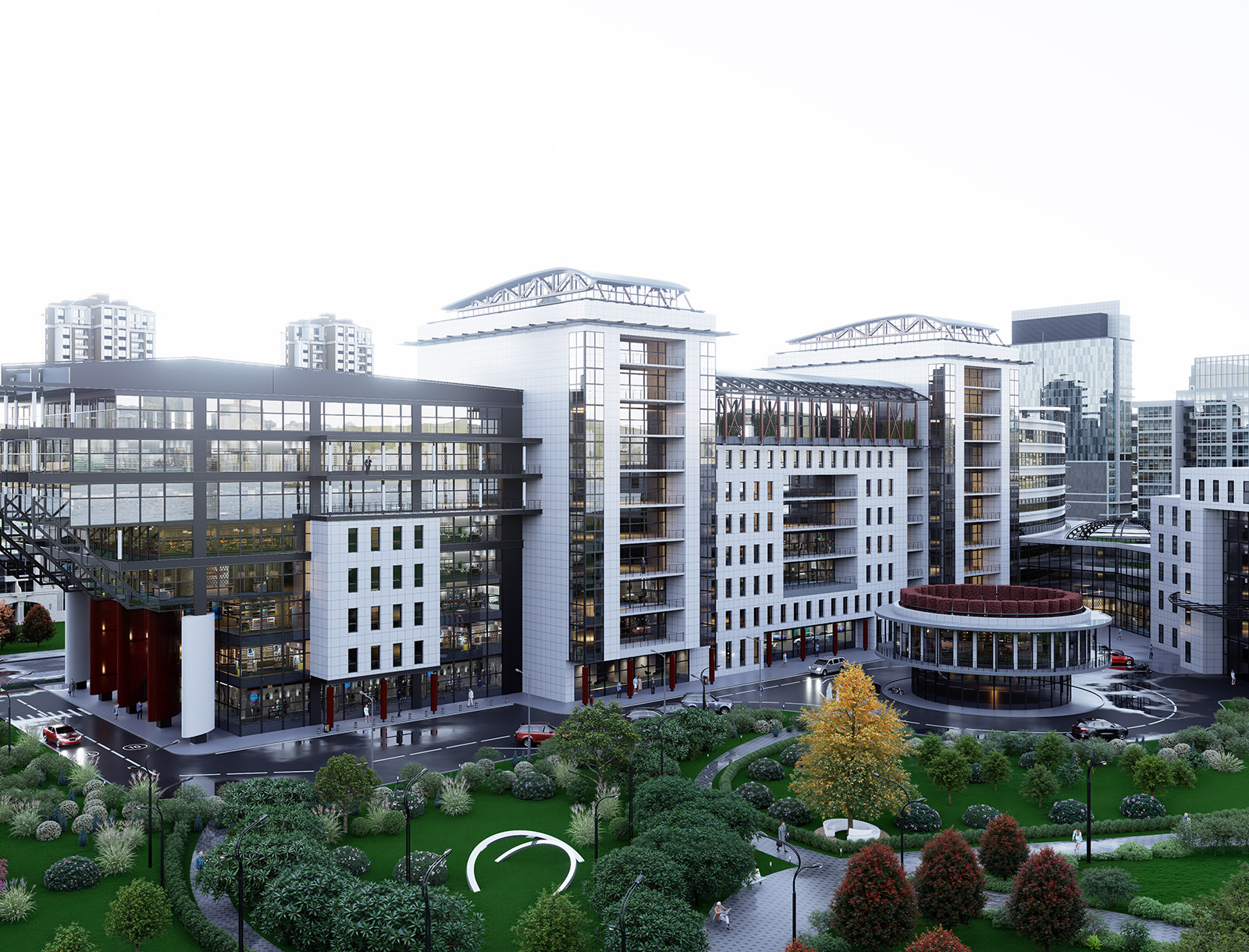 Проект многофункционального офисного комплекса