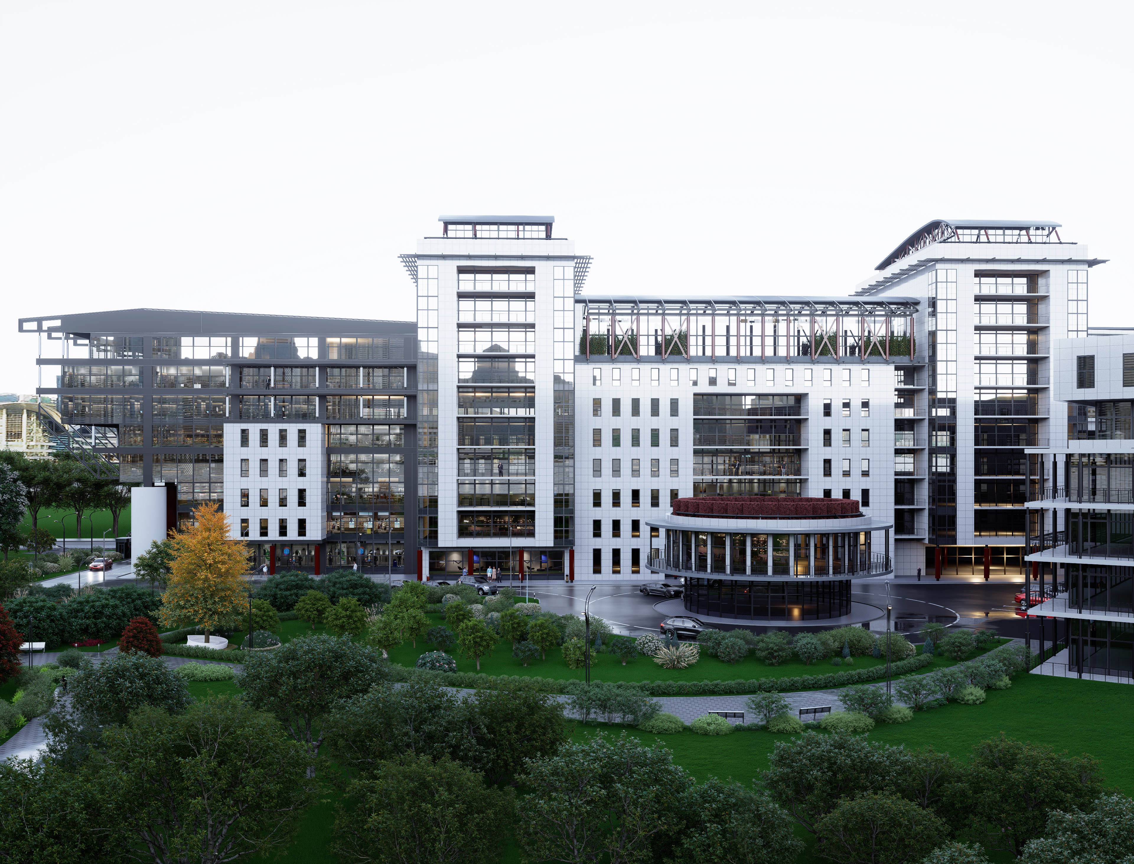 Проект современного многофункционального комплекса с развлекательным центром.