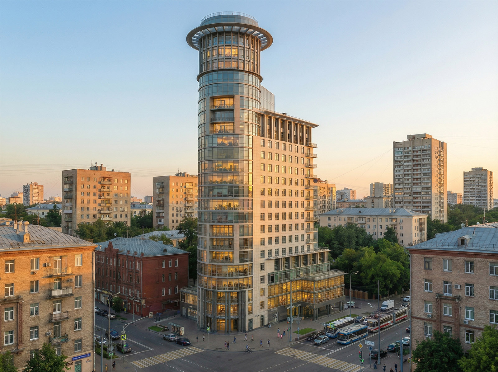 Офисно-деловой комплекс на улице Лефортовский вал