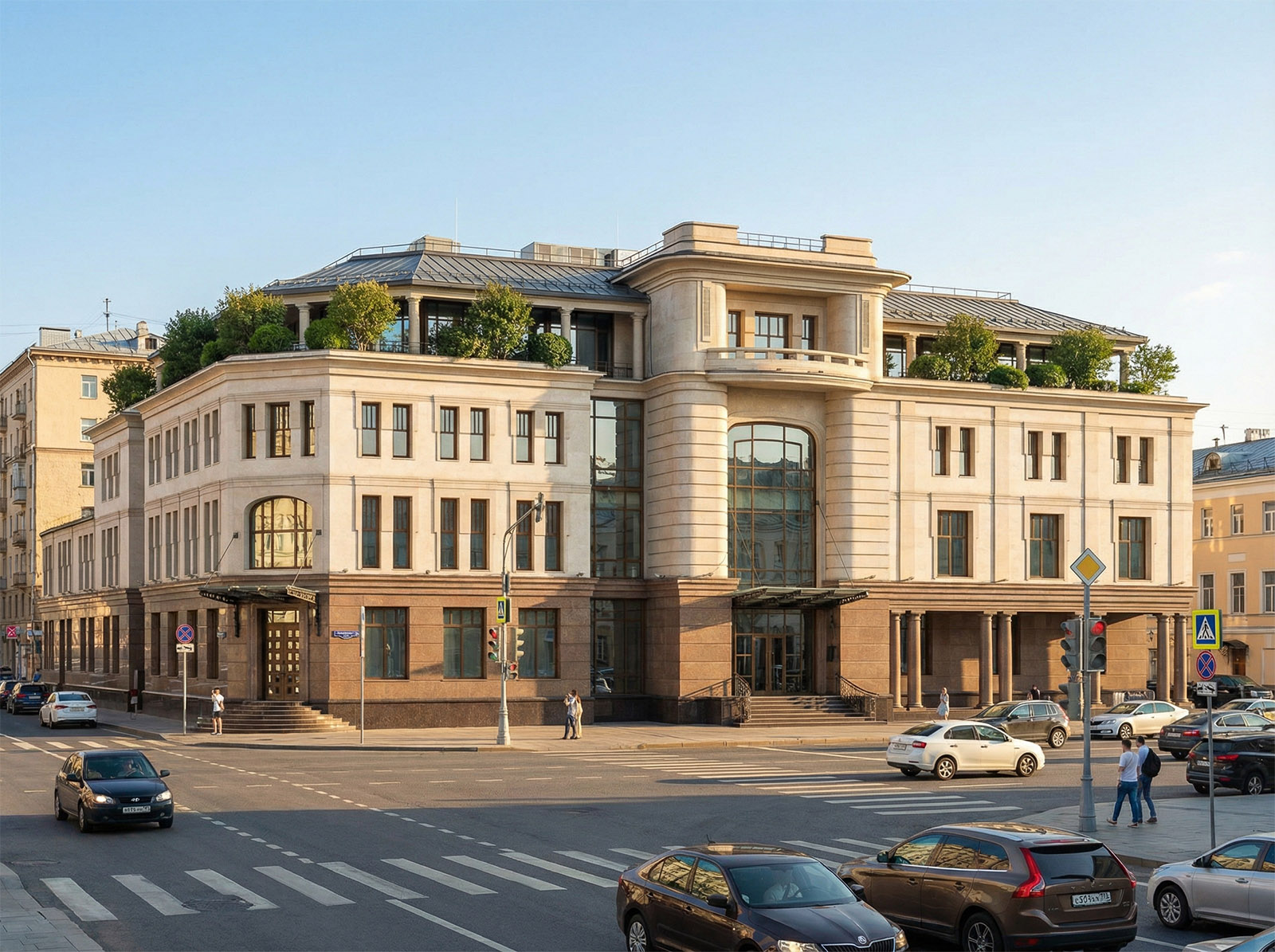 Отделка камнем классических фасадов